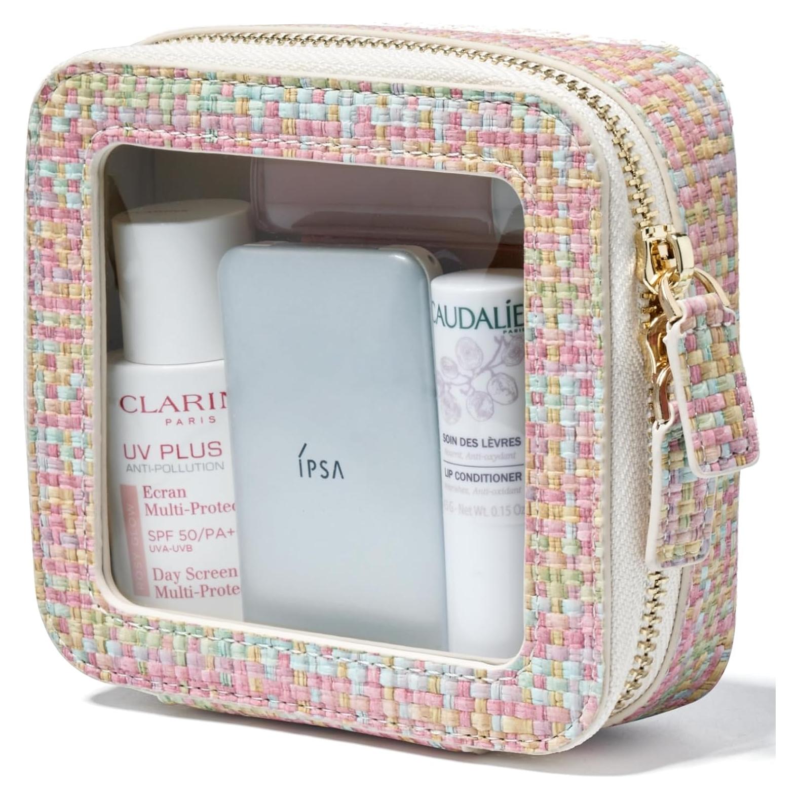 Bolsa Cosmética Pequeña Popvibe Transparente Impermeable 12.7x12x5cm