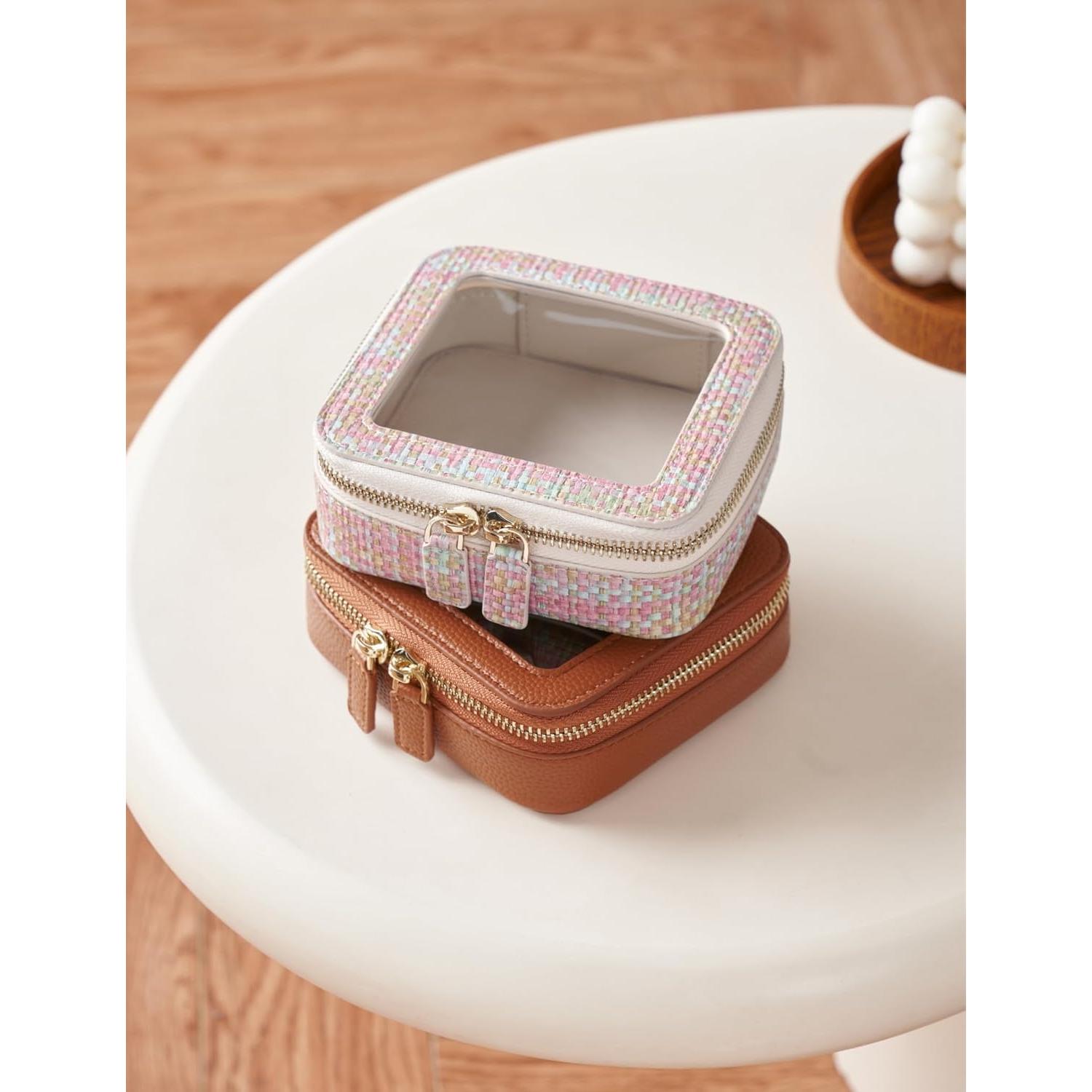 Bolsa Cosmética Pequeña Popvibe Transparente Impermeable 12.7x12x5cm