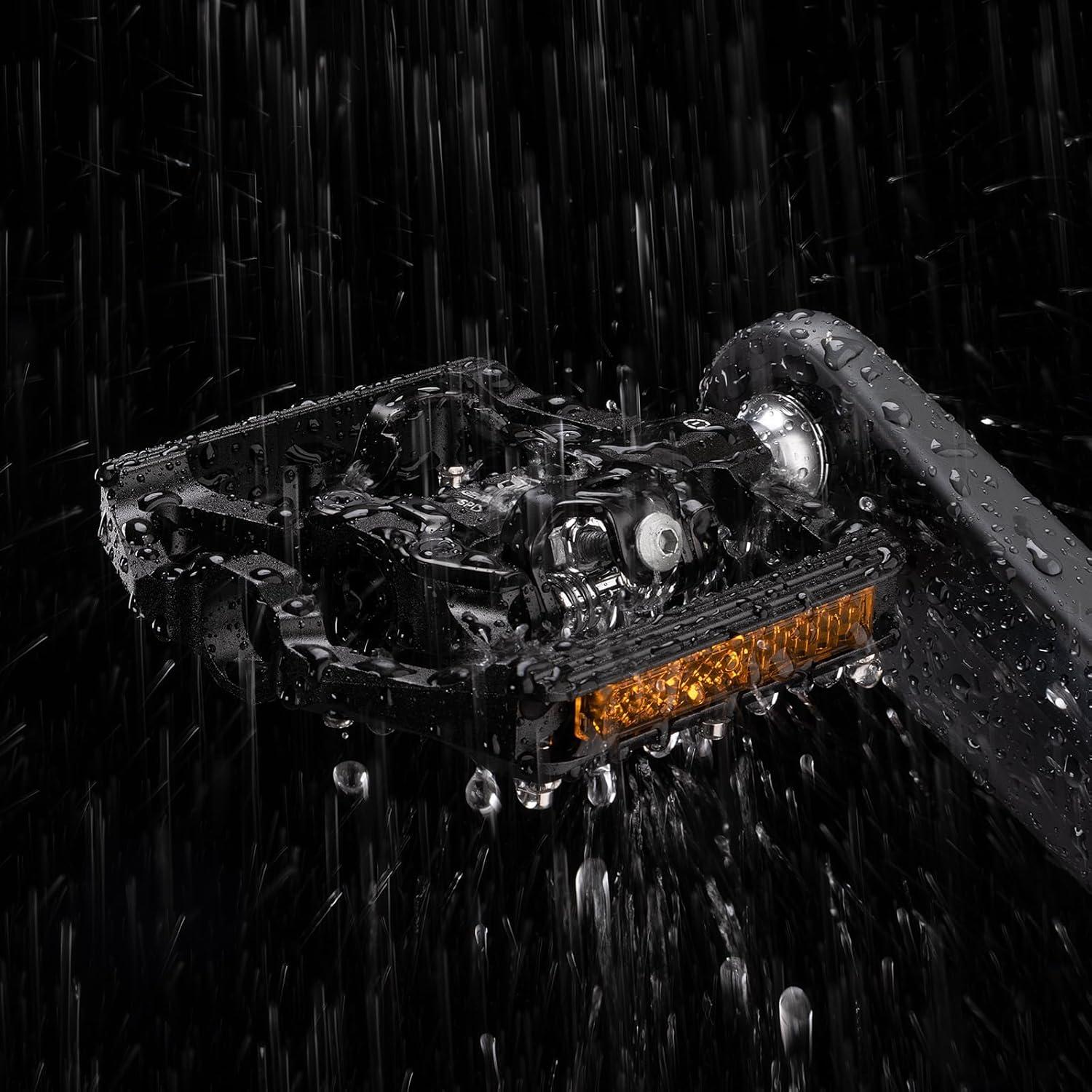 Pedales de Bicicleta de Montaña GEWAGE con Reflector y Doble Función