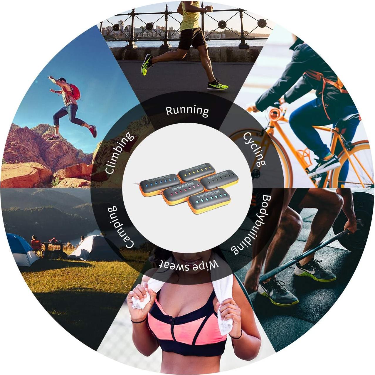 Toalla de Enfriamiento Grande MUTAO 79x119 cm Rosa