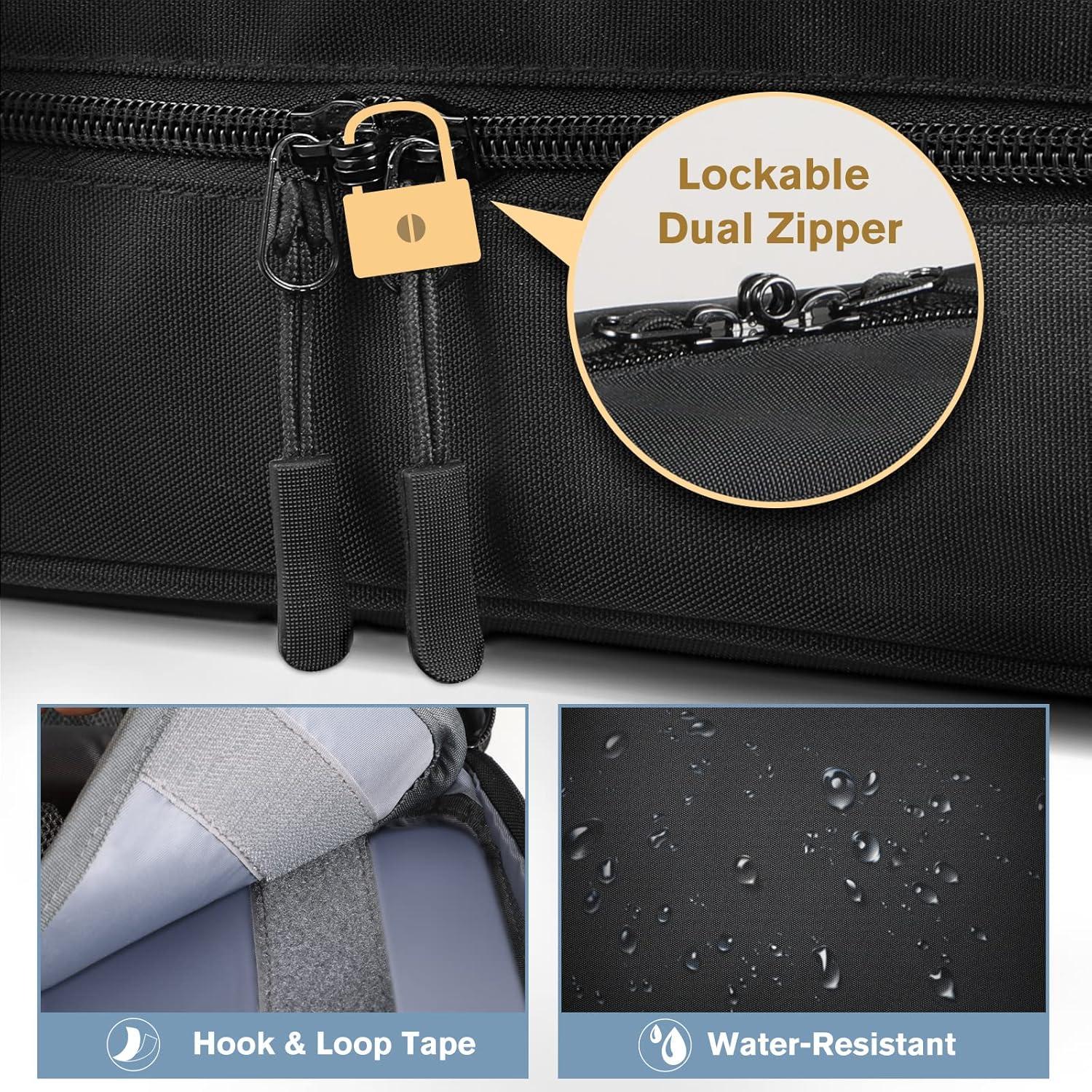 Organizador de Medicamentos SITHON Bolsa de Almacenamiento Negro