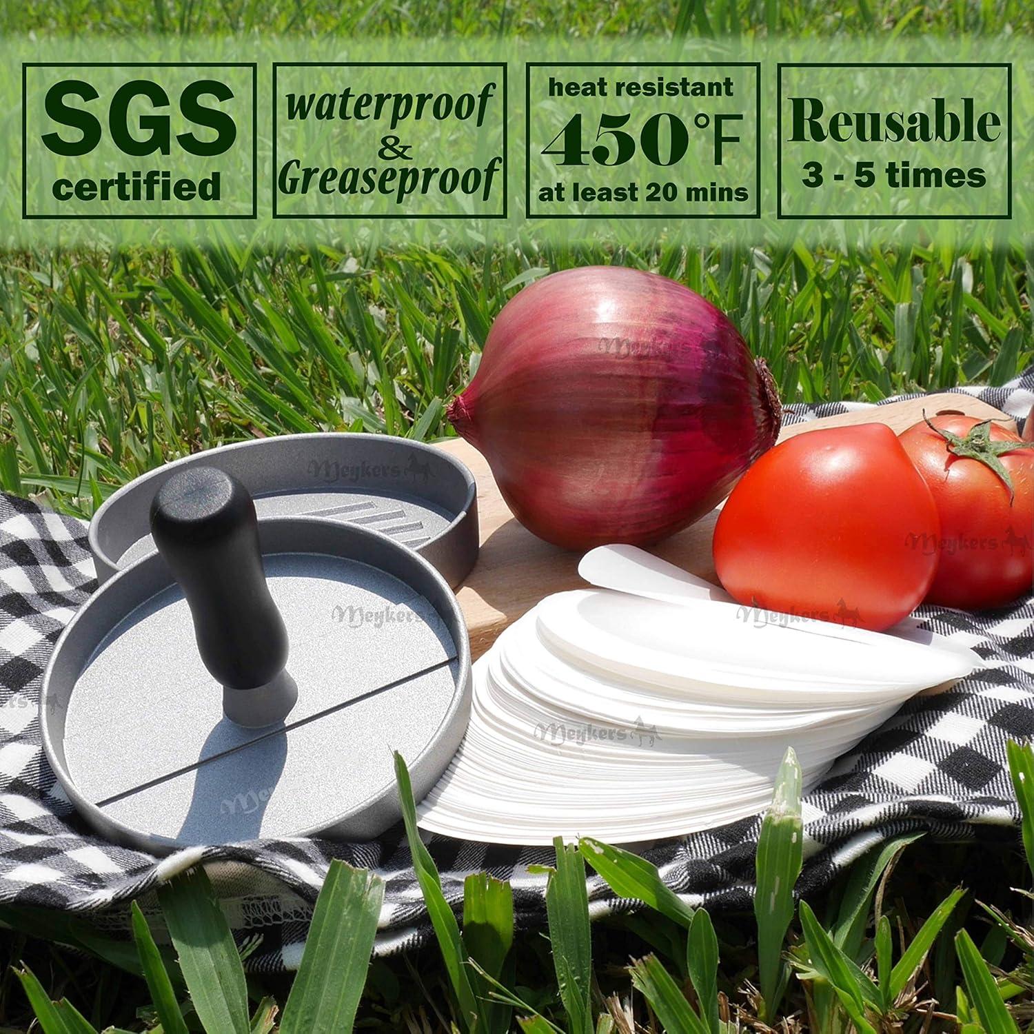 Hojas de Papel para Hamburguesas Meykers 11.18 cm 500 pcs Antiadherente