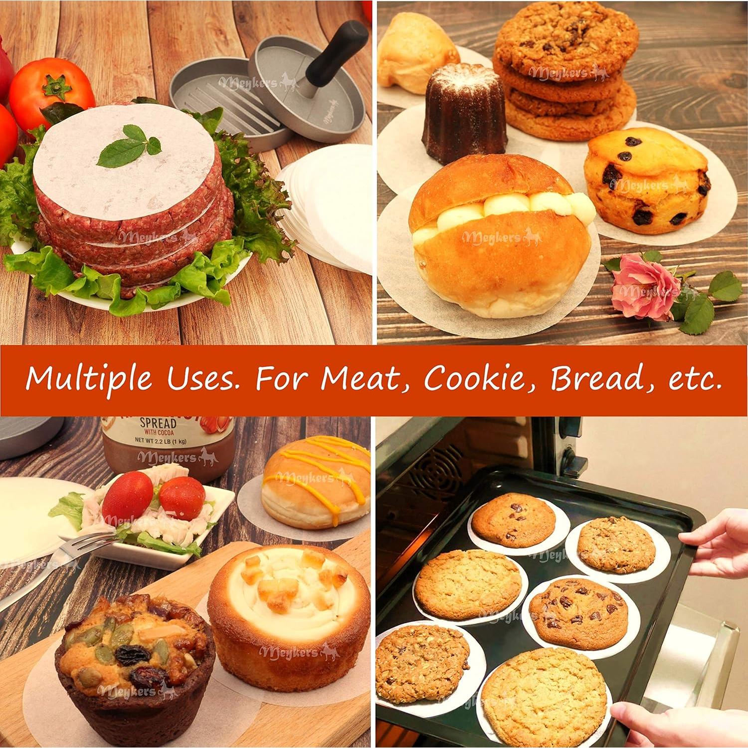 Hojas de Papel para Hamburguesas Meykers 11.18 cm 500 pcs Antiadherente