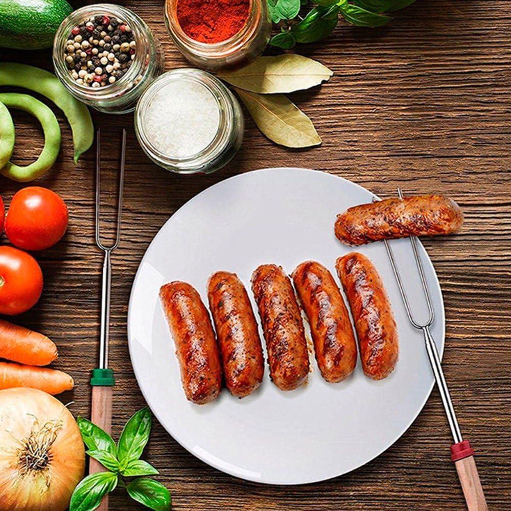 Juego de 12 Palos Telescópicos para Asar Malvaviscos Hadoife