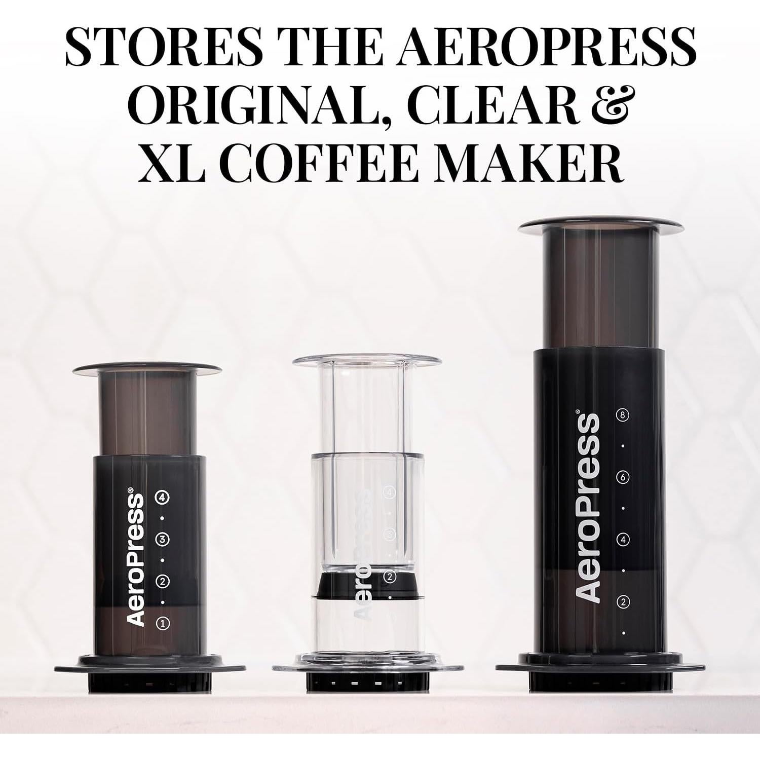 Soporte Organizador AeroPress AeroPress OSSTCS, Compacto, Negro