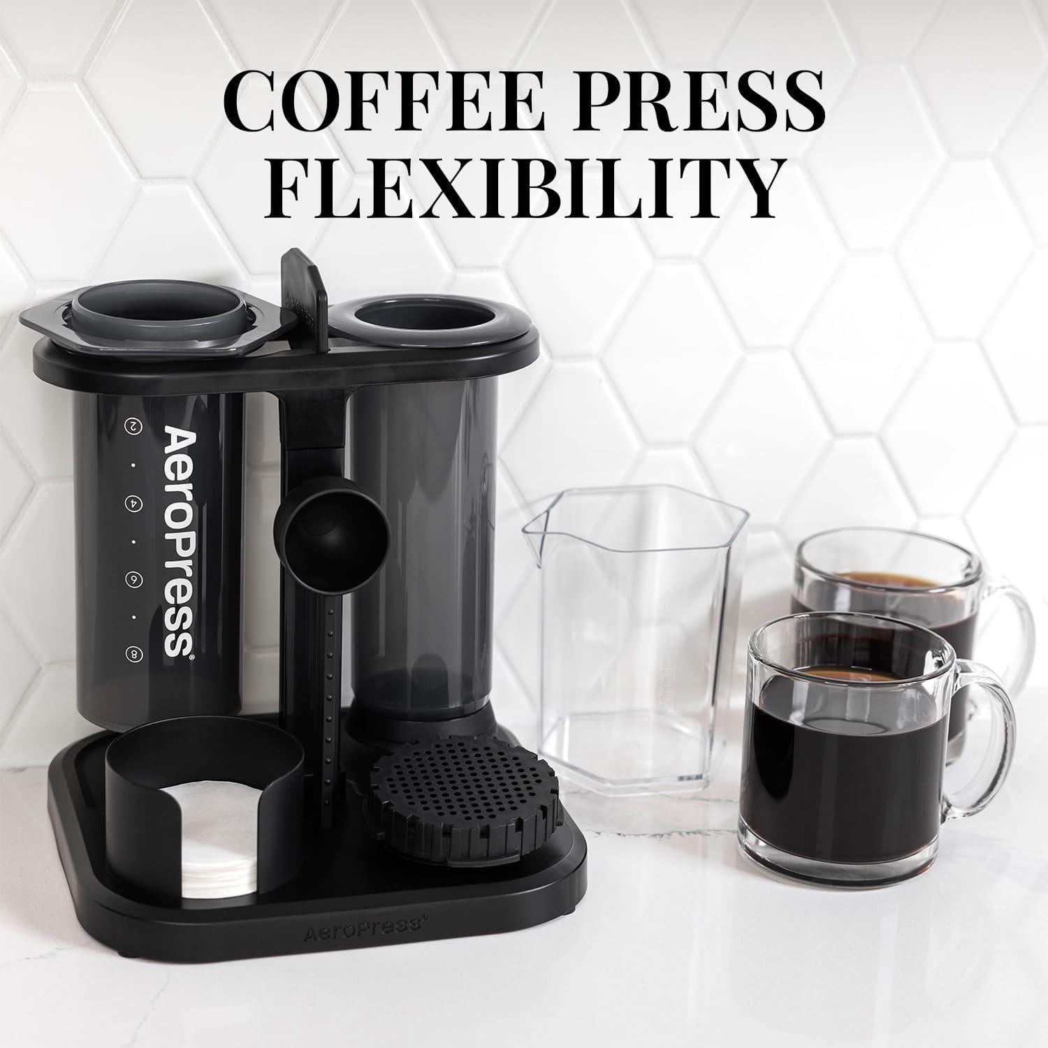 Soporte Organizador AeroPress AeroPress OSSTCS, Compacto, Negro