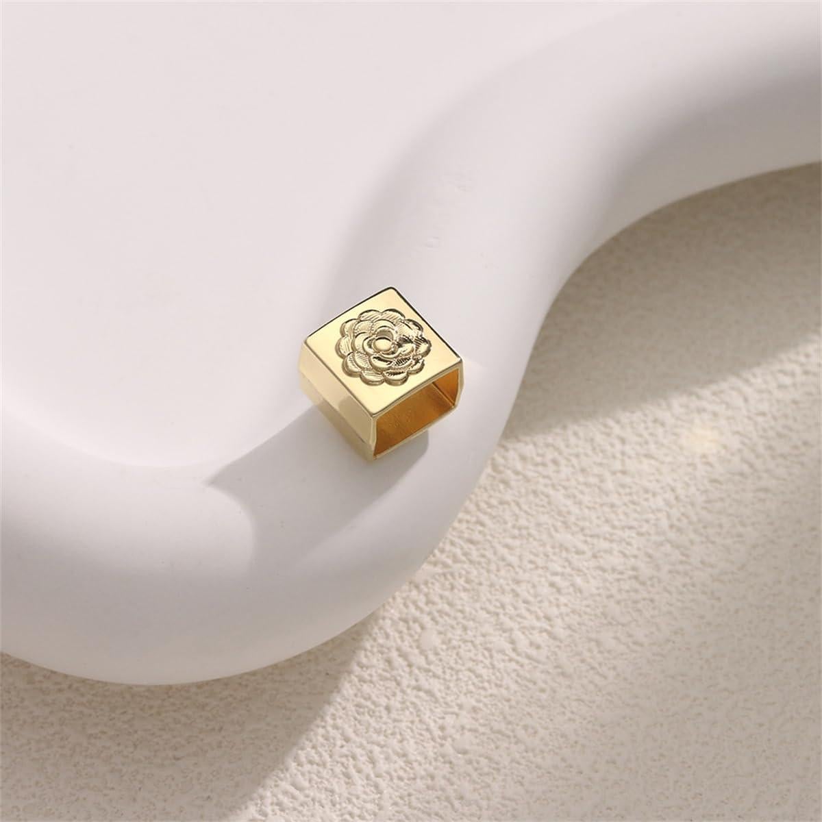 Clips de Bufanda Elegantes para Mujeres - Dorado - 15.5x15mm