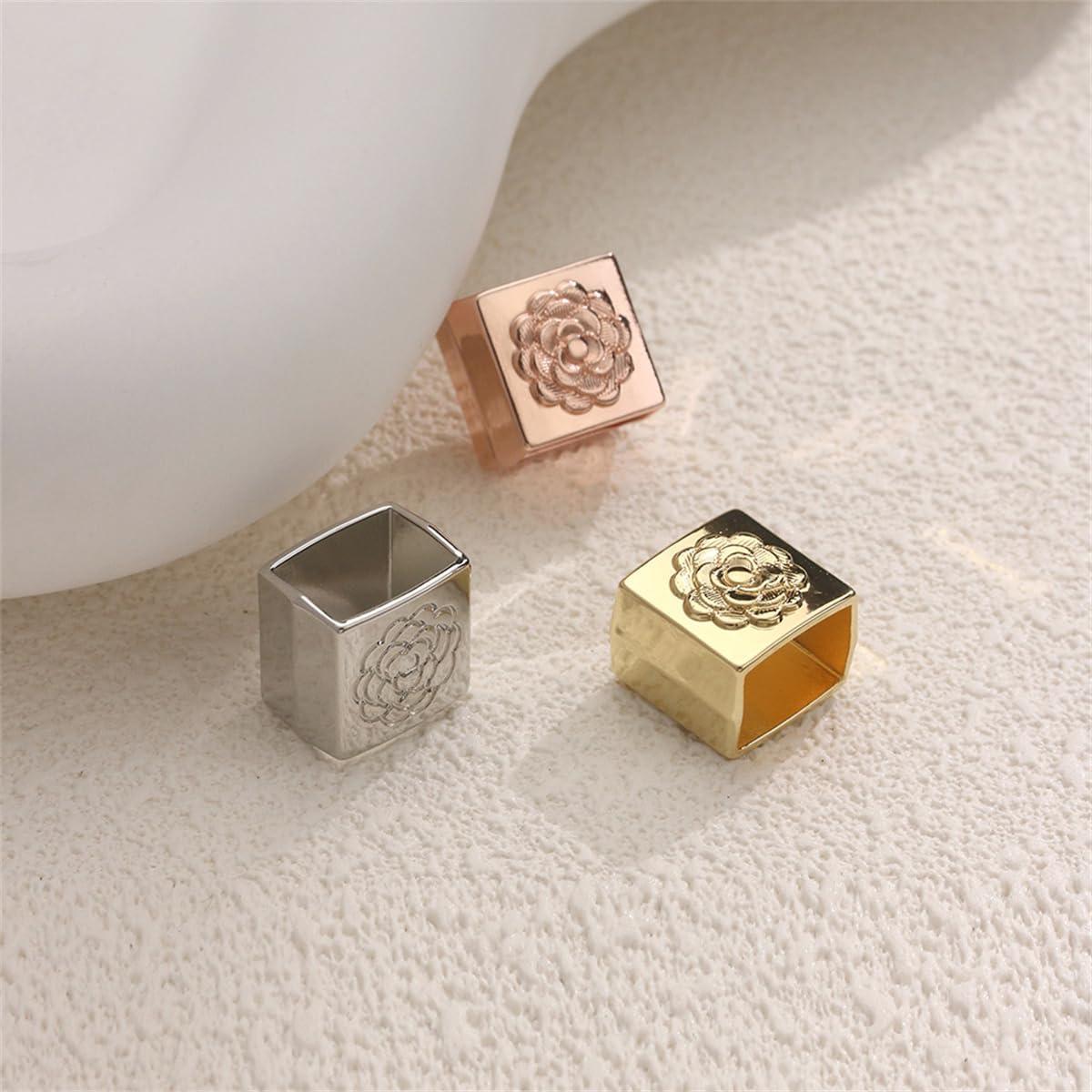 Clips de Bufanda Elegantes para Mujeres - Dorado - 15.5x15mm