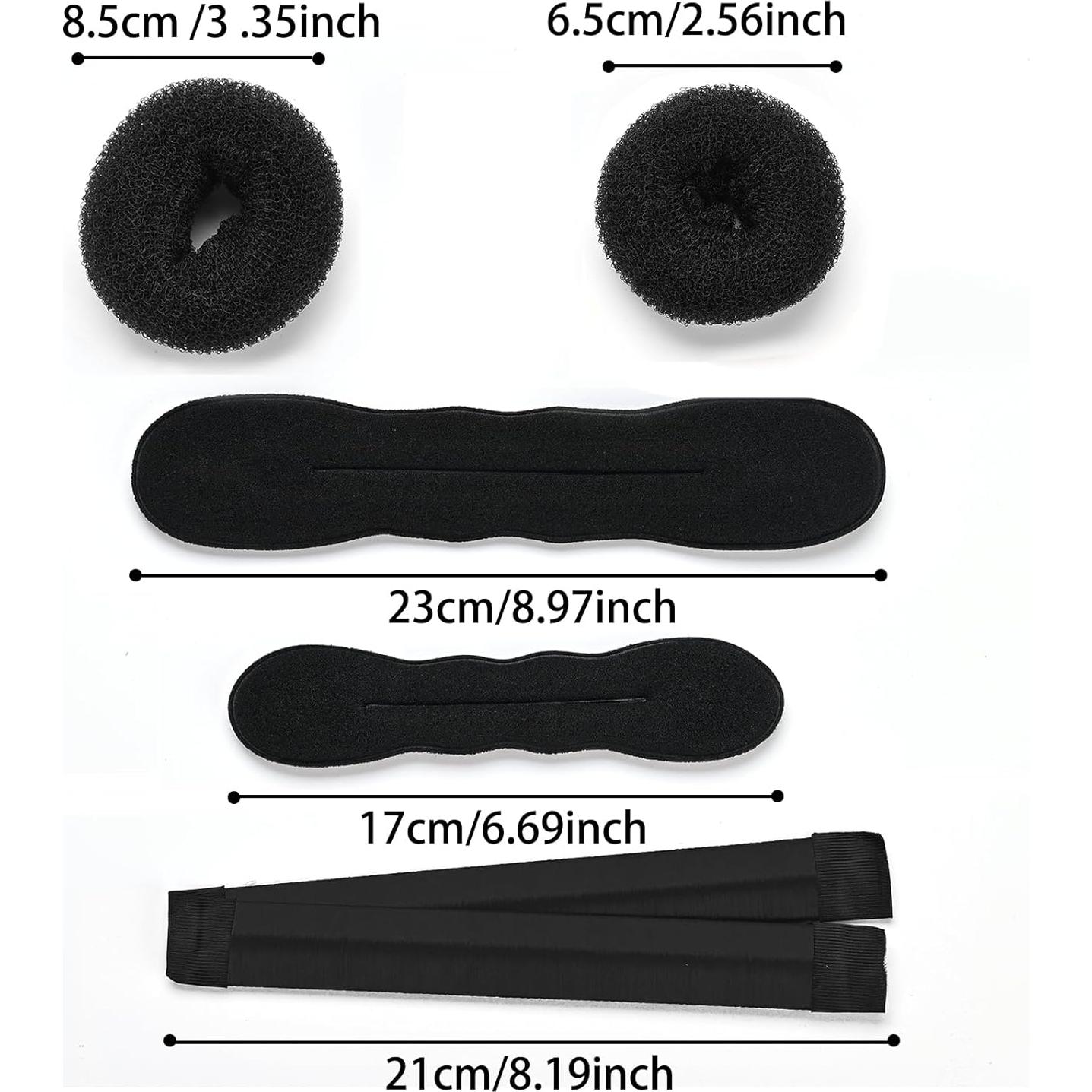 Juego de Moños de Cabello LTHYHJ 31 Piezas Negro Completo