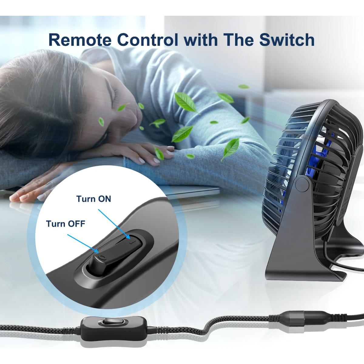 Cable de Extensión USB A RUXELY 3.05m con Interruptor On/Off