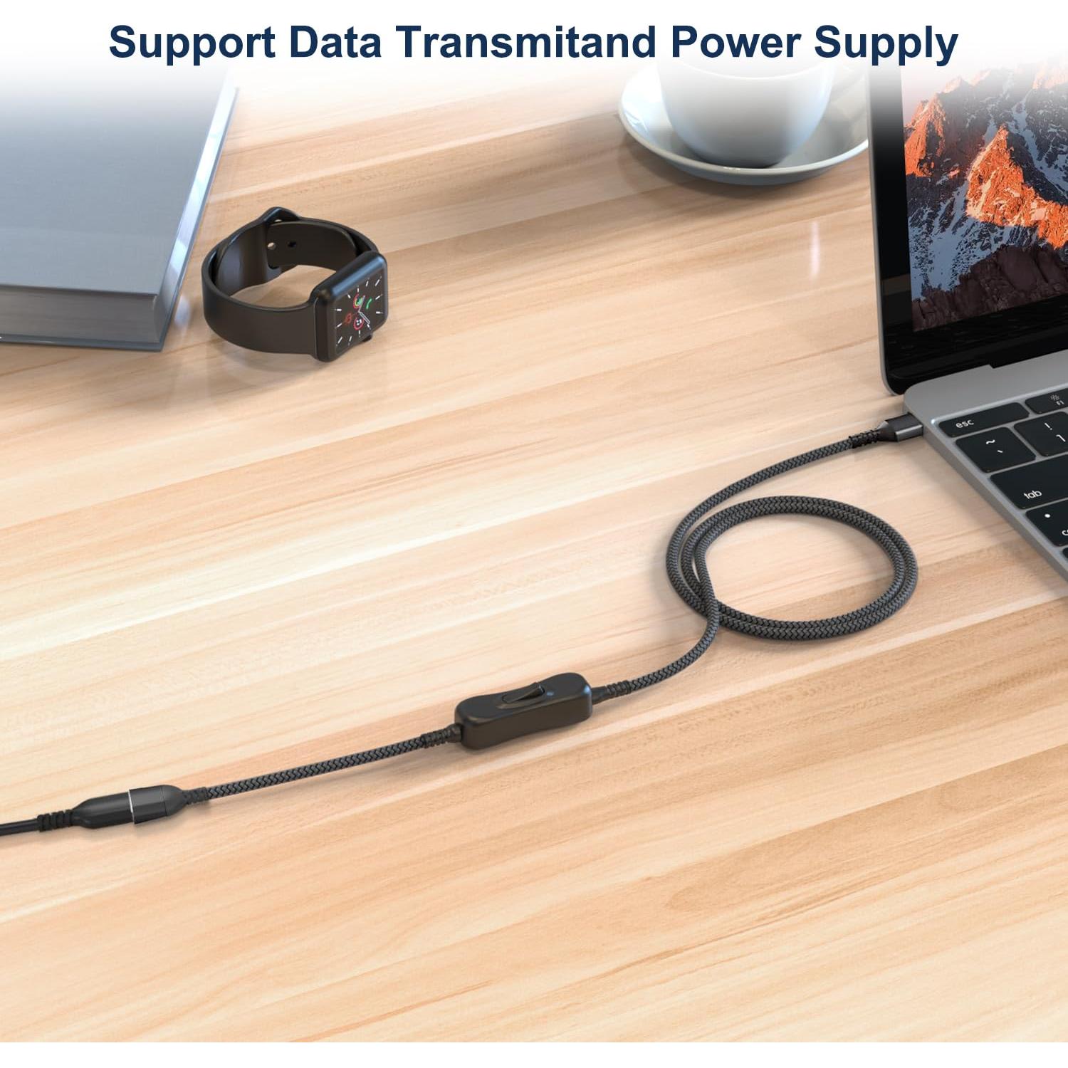 Cable de Extensión USB A RUXELY 3.05m con Interruptor On/Off