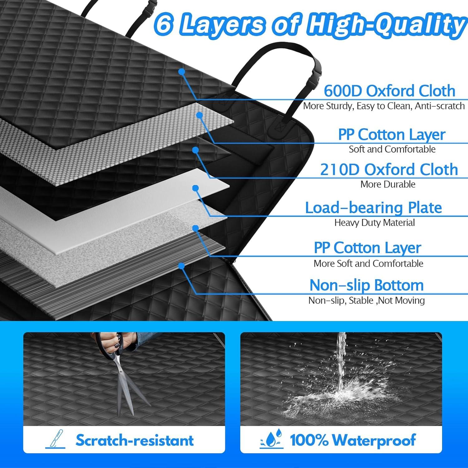 Funda de Asiento para Perros Linzdvay Impermeable 129.5x63cm