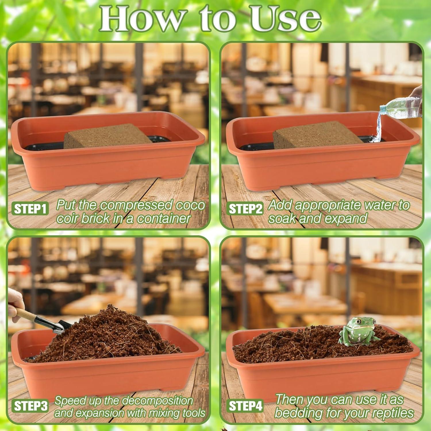 Sustrato de Fibra de Coco ZeeDix 4.54 kg para Reptiles