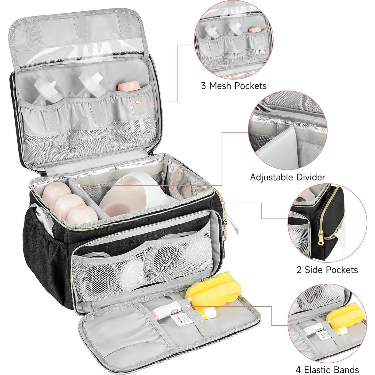 Bolsa para Extractor de Leche Spectra S1/S2 con Compartimentos