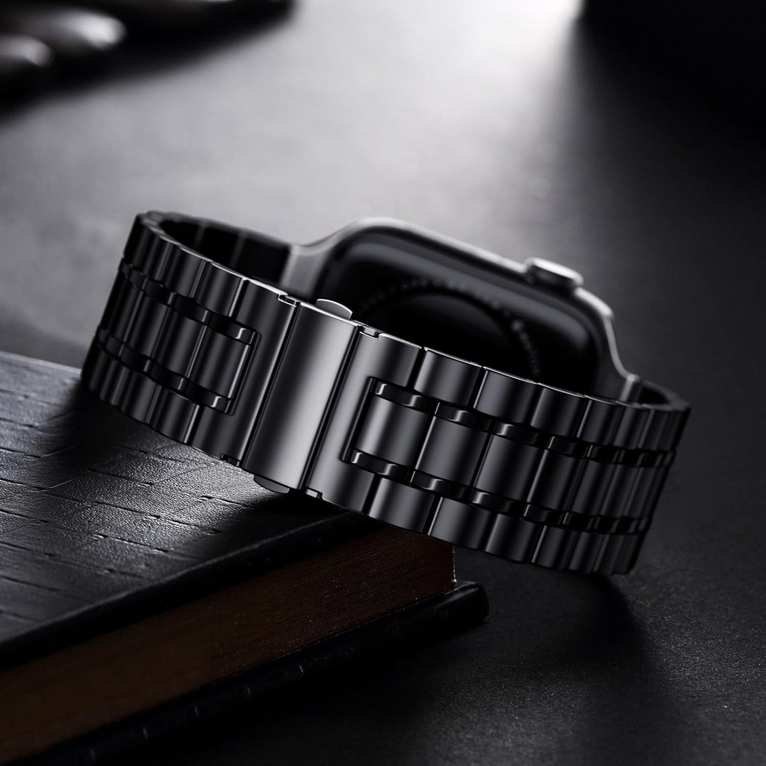 Correa de Acero Inoxidable Bestig para Apple Watch 38-42mm