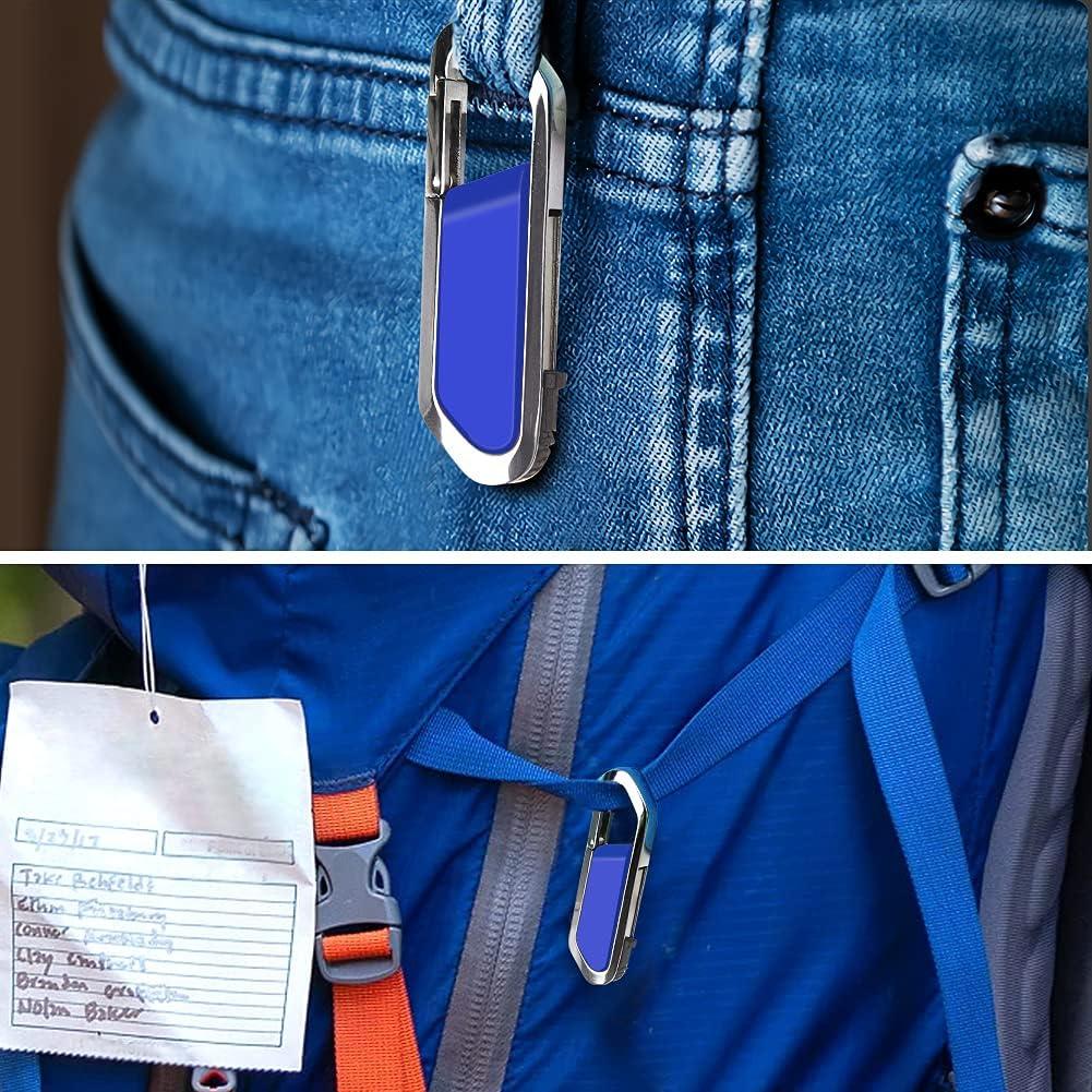 Unidad Flash USB 64GB BORLTER CLAMP Llavero Metal Azul