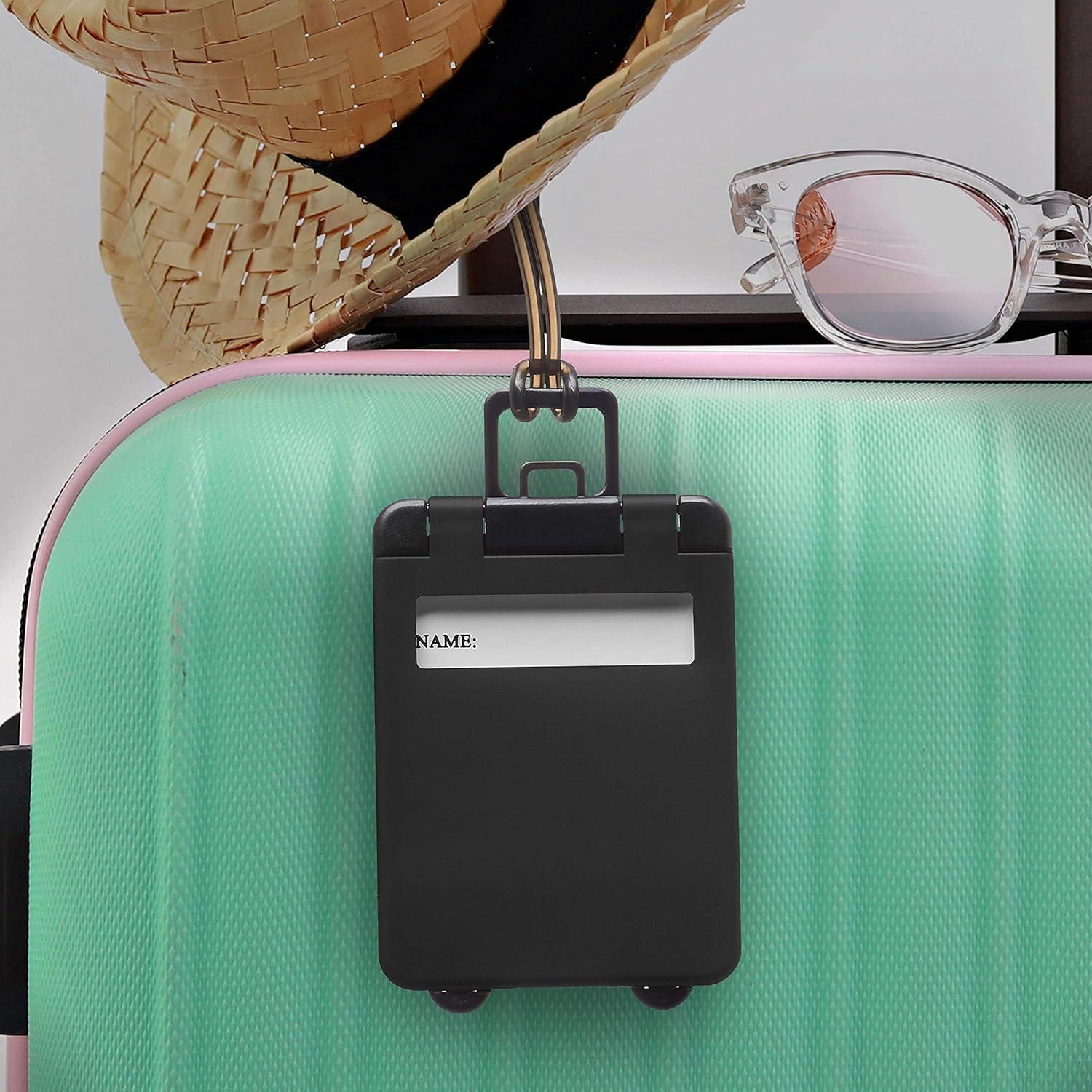 10 Mini Etiquetas de Equipaje de Mano Descuento Promos - Plástico