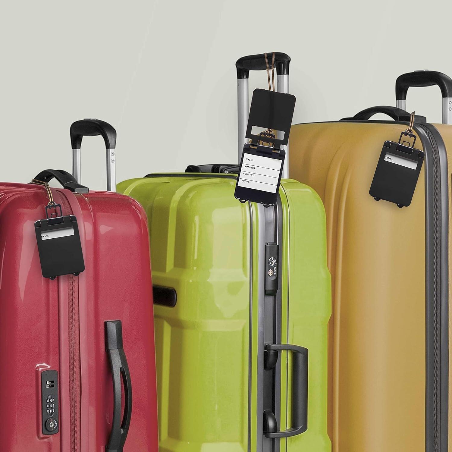 10 Mini Etiquetas de Equipaje de Mano Descuento Promos - Plástico