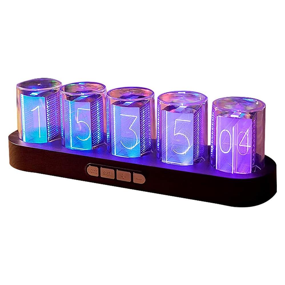 Reloj Nixie RGB GUAZI STORE Modelo 01 16 Millones de Colores