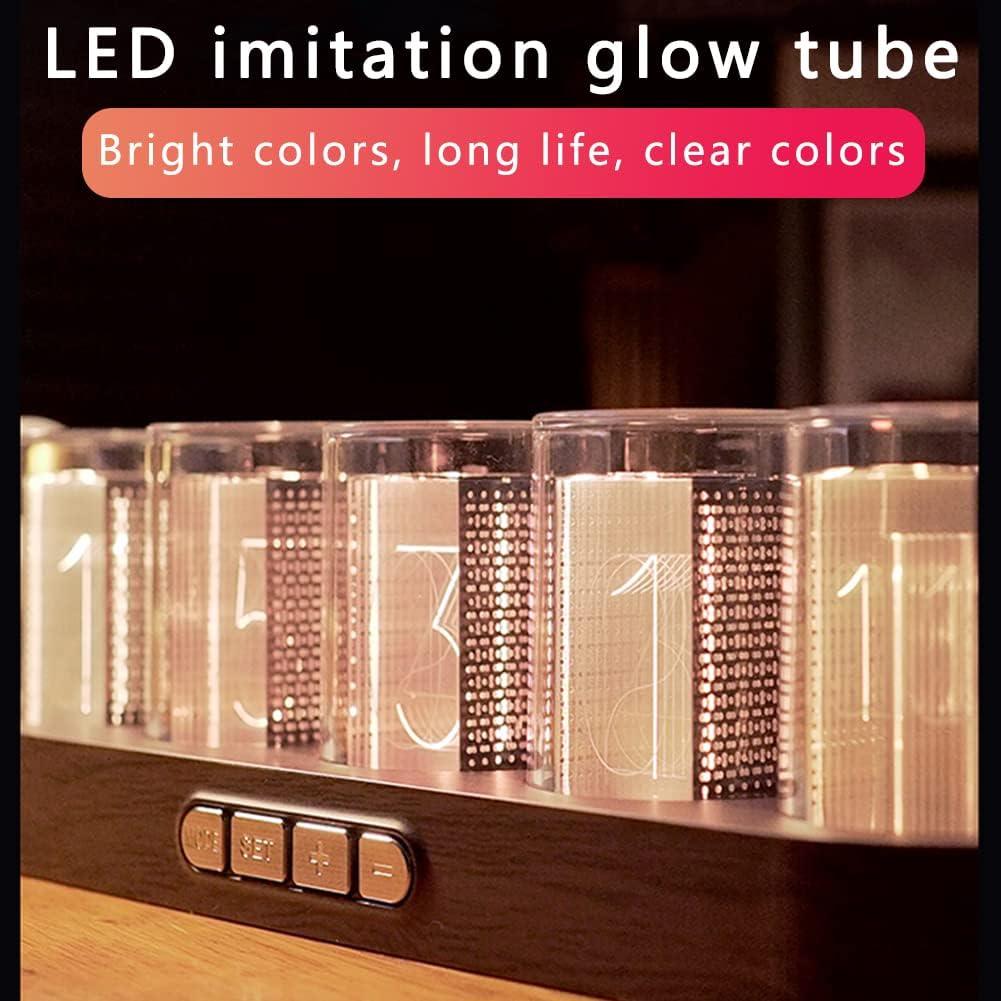 Reloj Nixie RGB GUAZI STORE Modelo 01 16 Millones de Colores