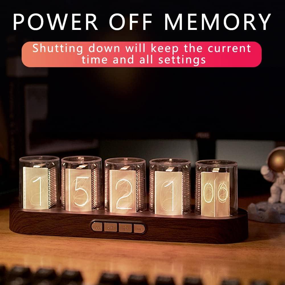 Reloj Nixie RGB GUAZI STORE Modelo 01 16 Millones de Colores