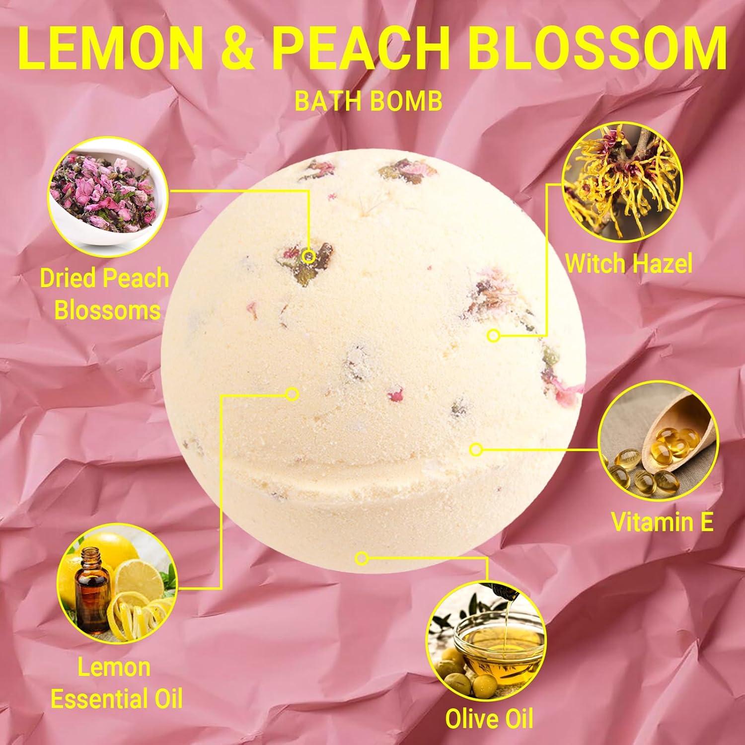 Juego de Bombas de Baño Fumgranth con Aceite de Limón y Sal Marina - 2 Piezas