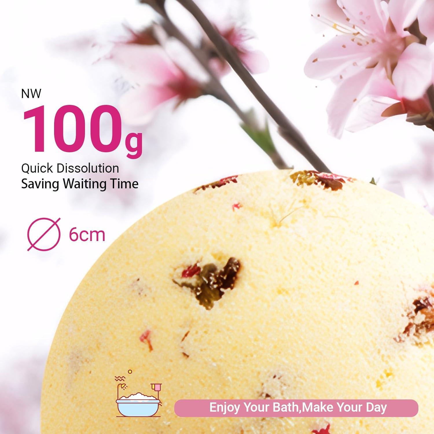 Juego de Bombas de Baño Fumgranth con Aceite de Limón y Sal Marina - 2 Piezas