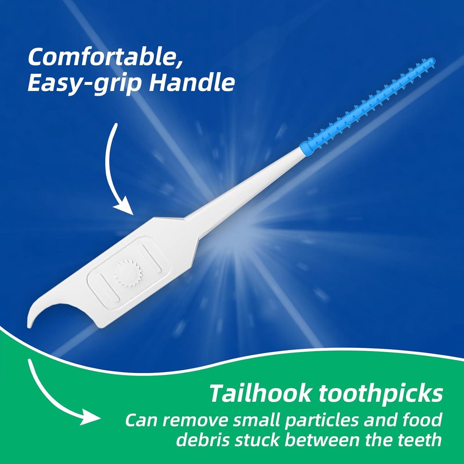 Palillos Dentales Suaves Vinsulla 300 Unidades Azul