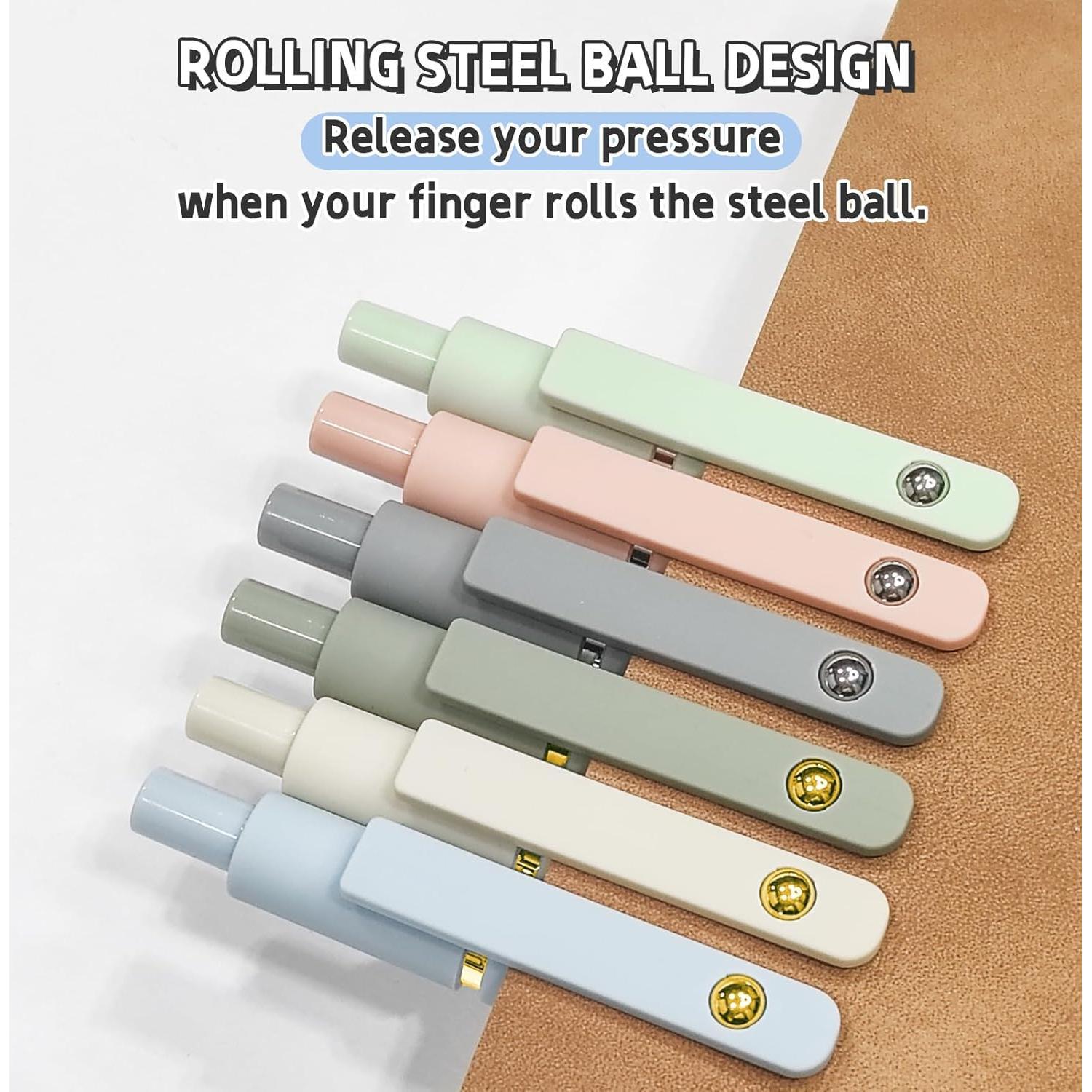 Bolígrafos de Gel UIXJODO 12 Pcs 0.5mm Tinta Negra Secado Rápido