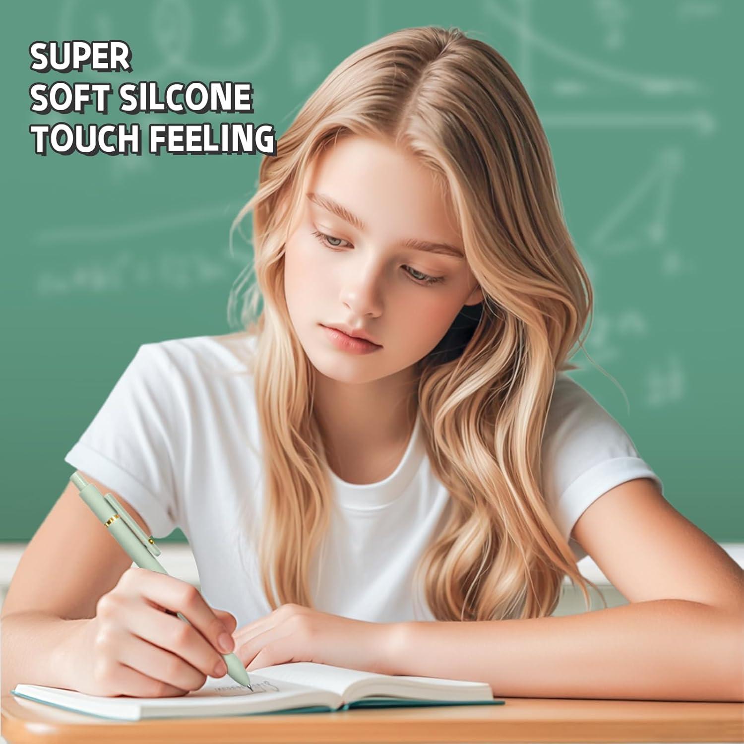 Bolígrafos de Gel UIXJODO 12 Pcs 0.5mm Tinta Negra Secado Rápido