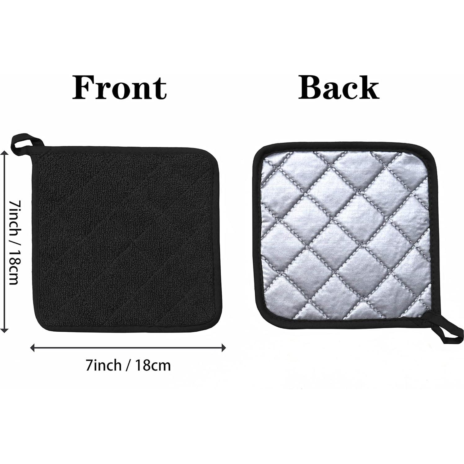 Soporte para Ollas de Horno VEIKERY 3 Piezas 17.78 cm Negro