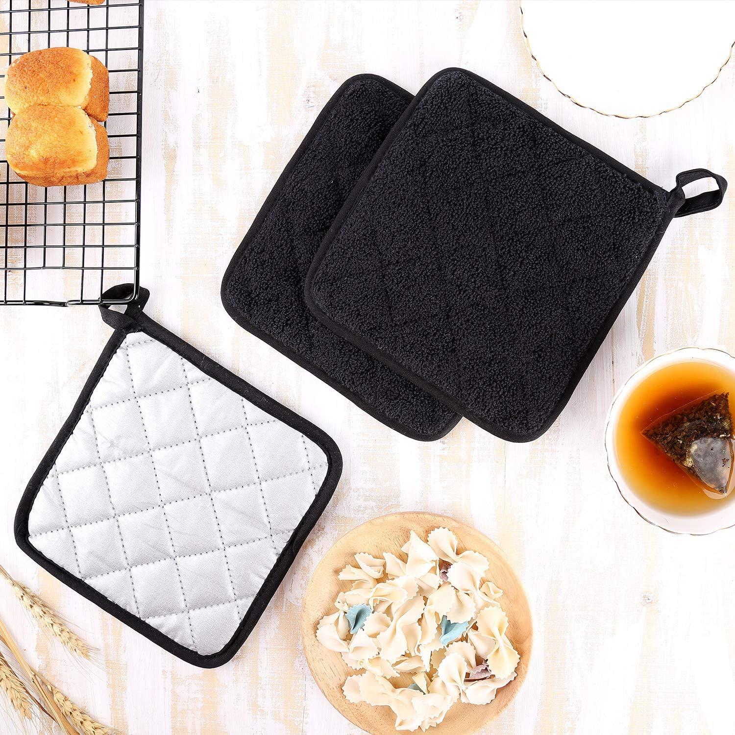 Soporte para Ollas de Horno VEIKERY 3 Piezas 17.78 cm Negro