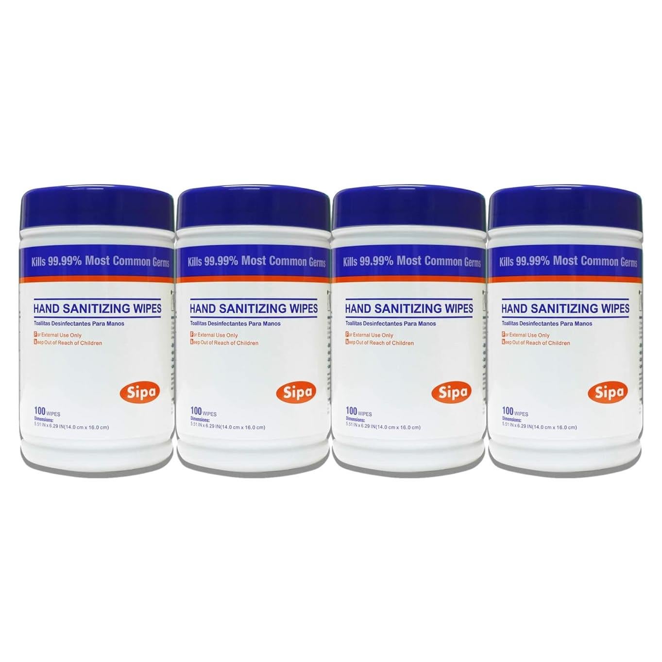 Toallitas Desinfectantes SIPA 100 Unidades - Suaves y Frescas