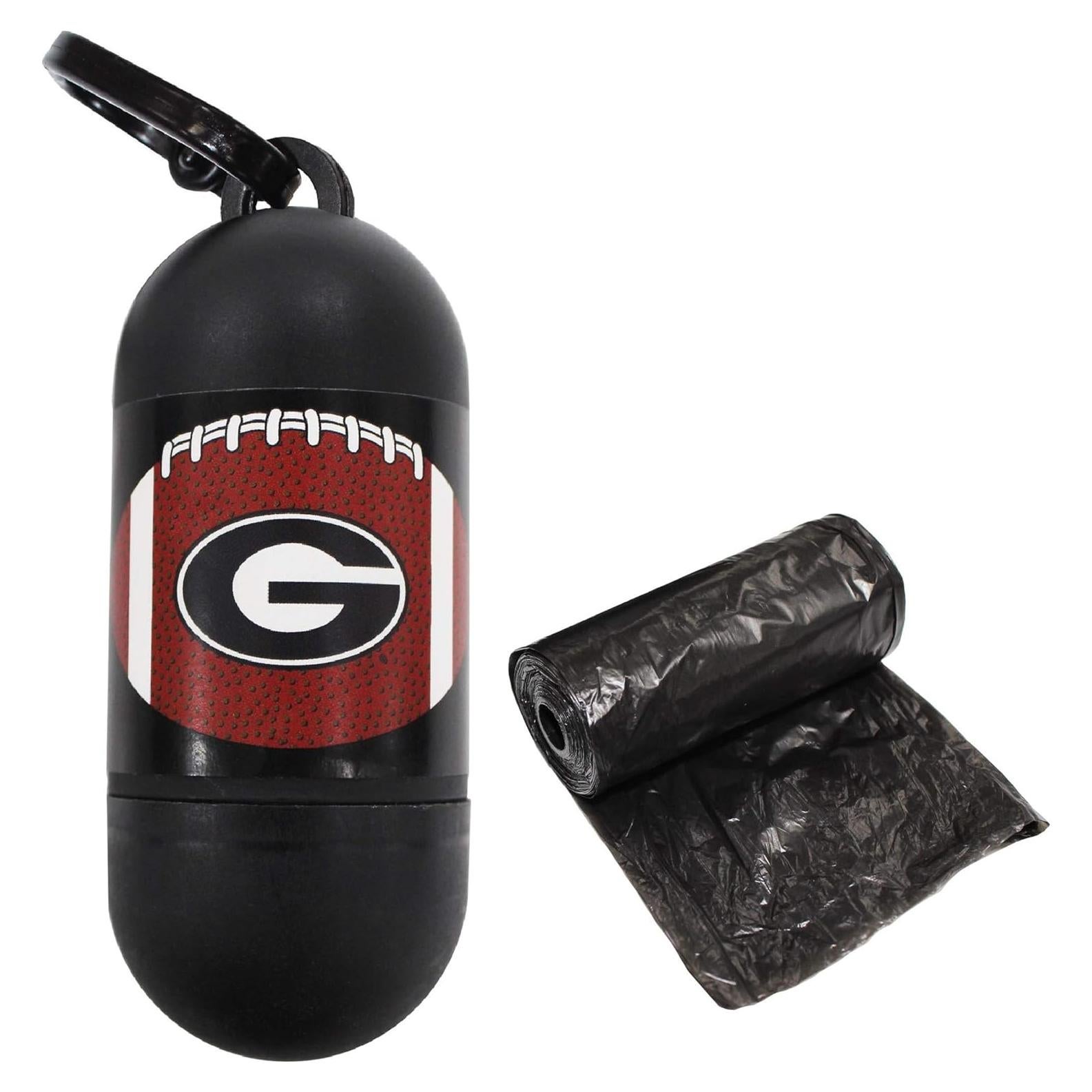 Dispensador de bolsas de desechos Pets First Georgia Bulldogs