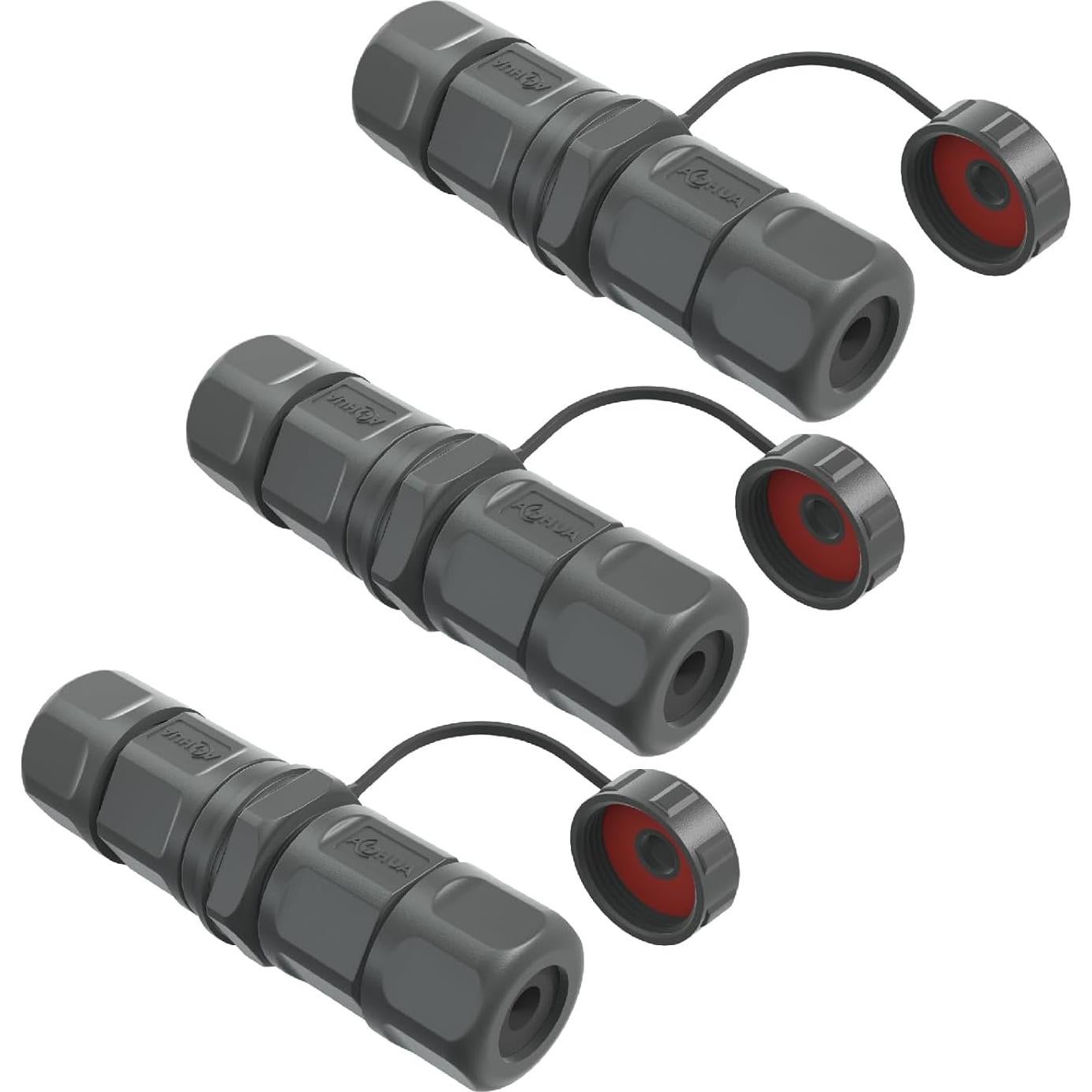 Acoplador RJ45 AOHUA IP68 a Prueba de Agua - Paquete de 3