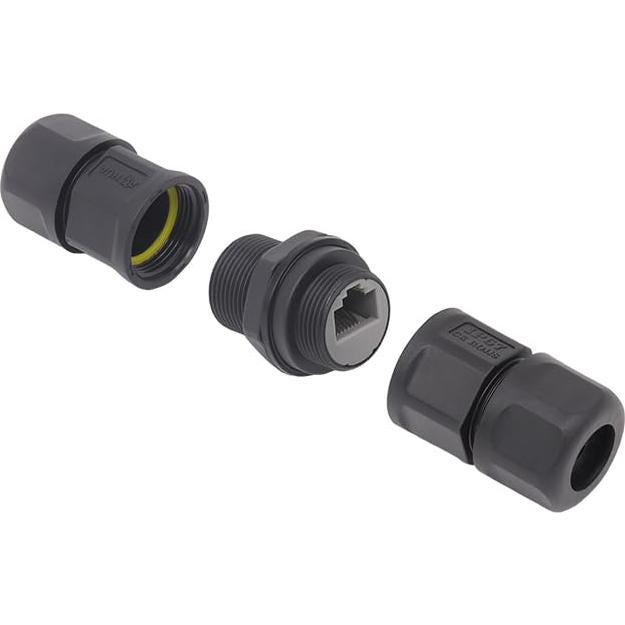 Acoplador RJ45 AOHUA IP68 a Prueba de Agua - Paquete de 3