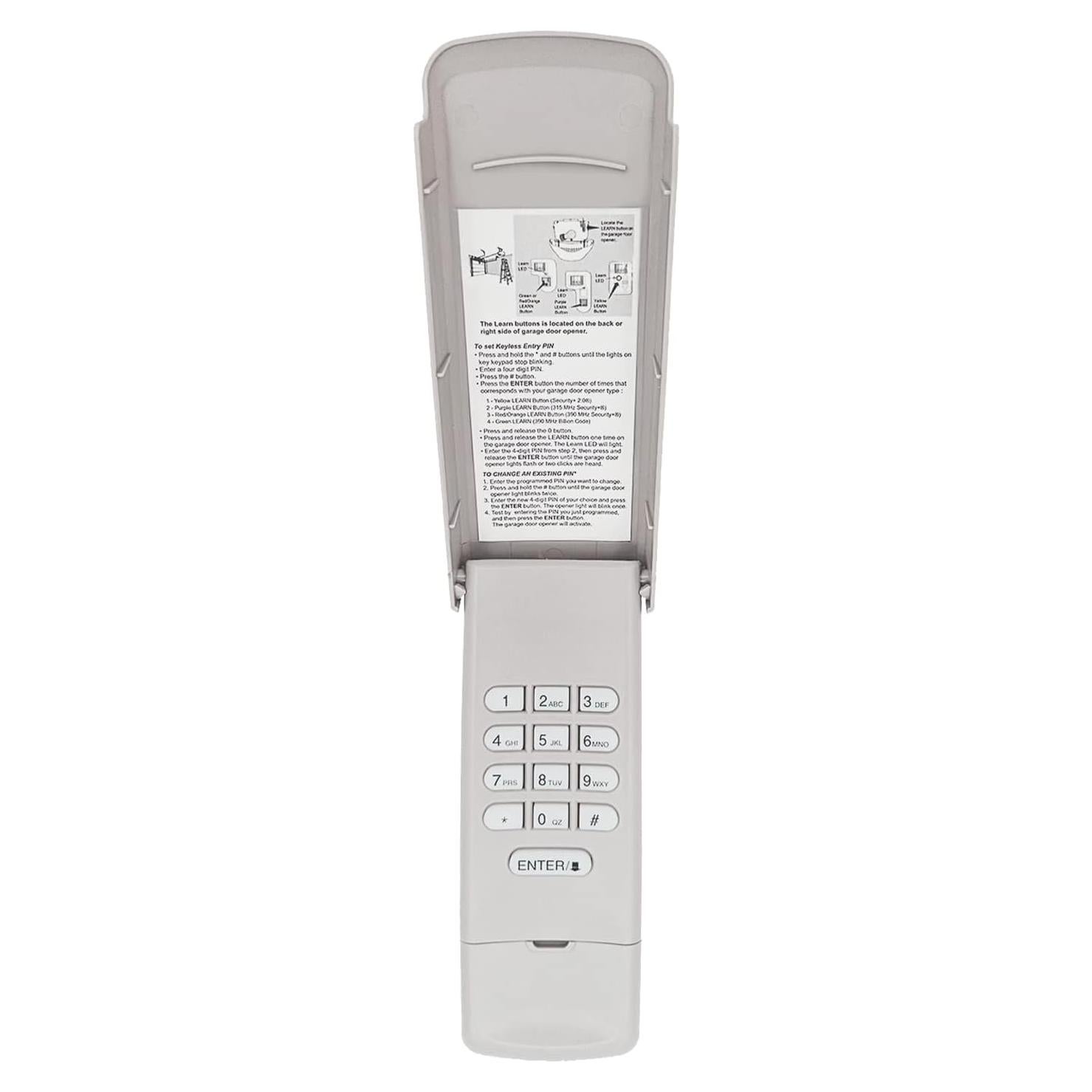 Teclado Inalámbrico para Puerta de Garaje ATEEfaee G940EV-P2