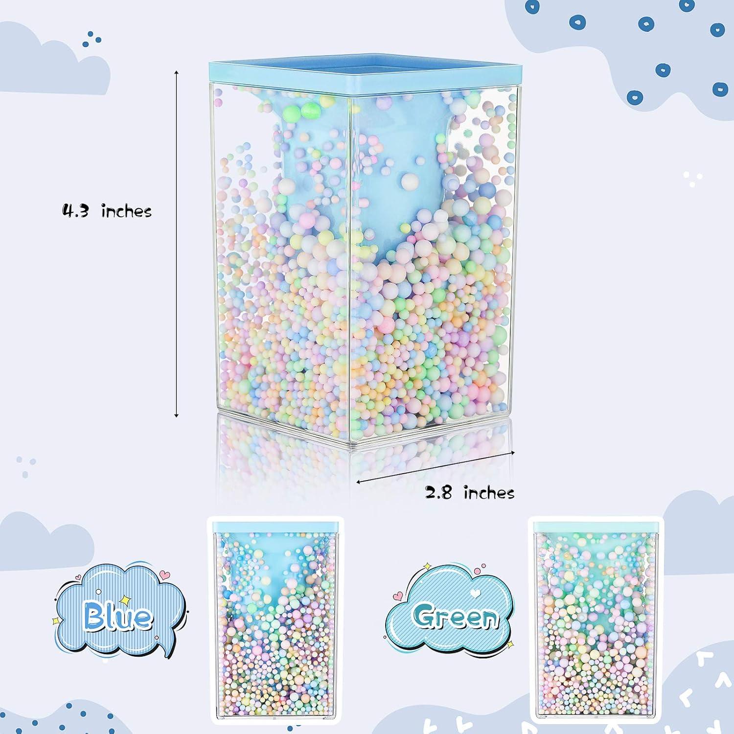 Portalápices de Burbuja Zonon 2 Piezas Azul y Verde Organizador