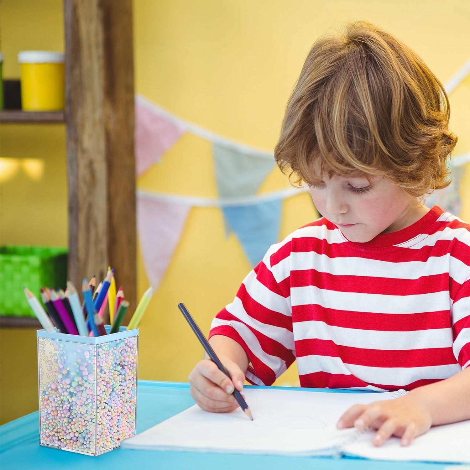 Portalápices de Burbuja Zonon 2 Piezas Azul y Verde Organizador