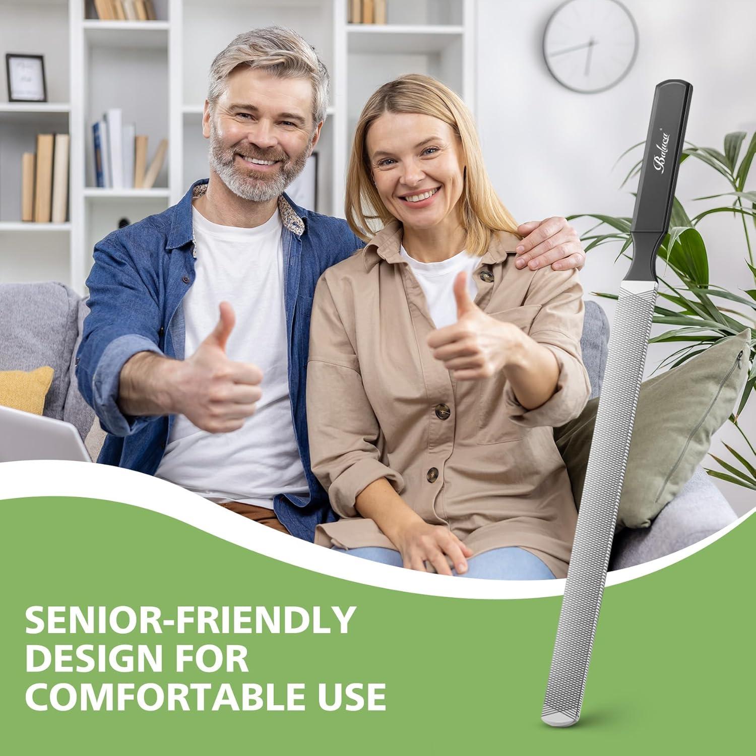 Lima de Uñas Profesional BALUCA de Acero Inoxidable 12 cm