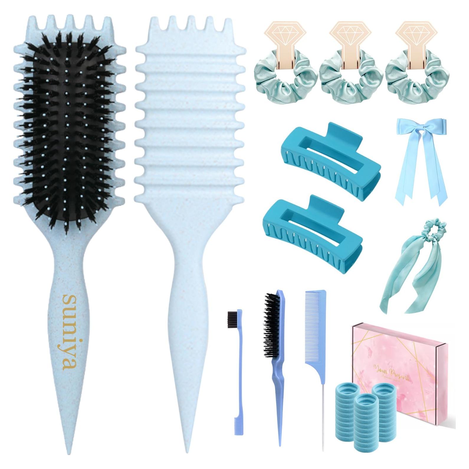 Set de Accesorios para Cabello Suniya - 12 Piezas Azul