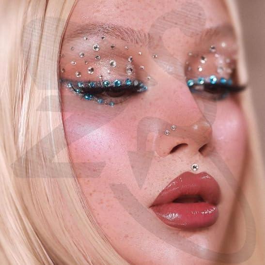 Piercings Falsos de Nariz ZS - 500 Piezas, Gemas Faciales