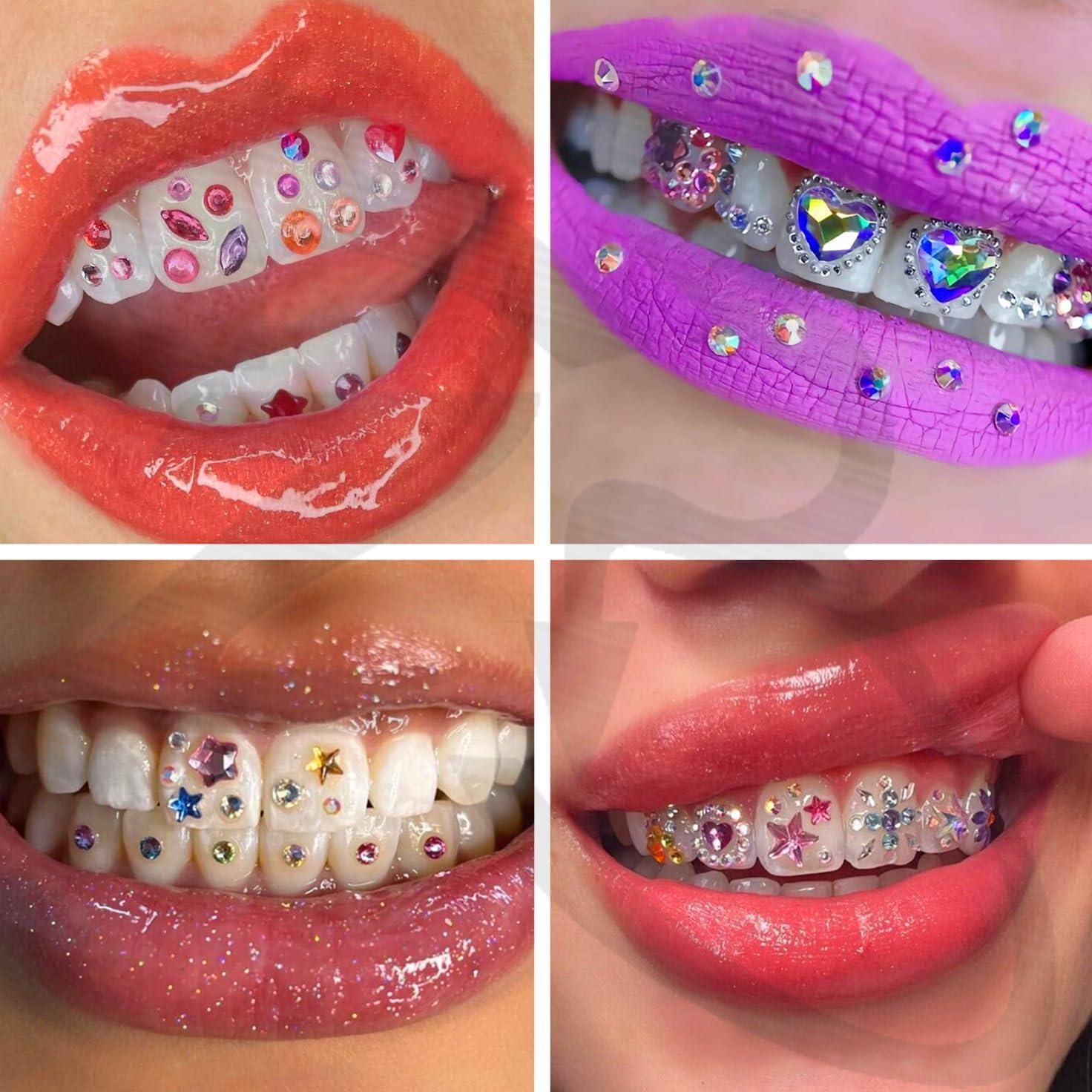 Piercings Falsos de Nariz ZS - 500 Piezas, Gemas Faciales