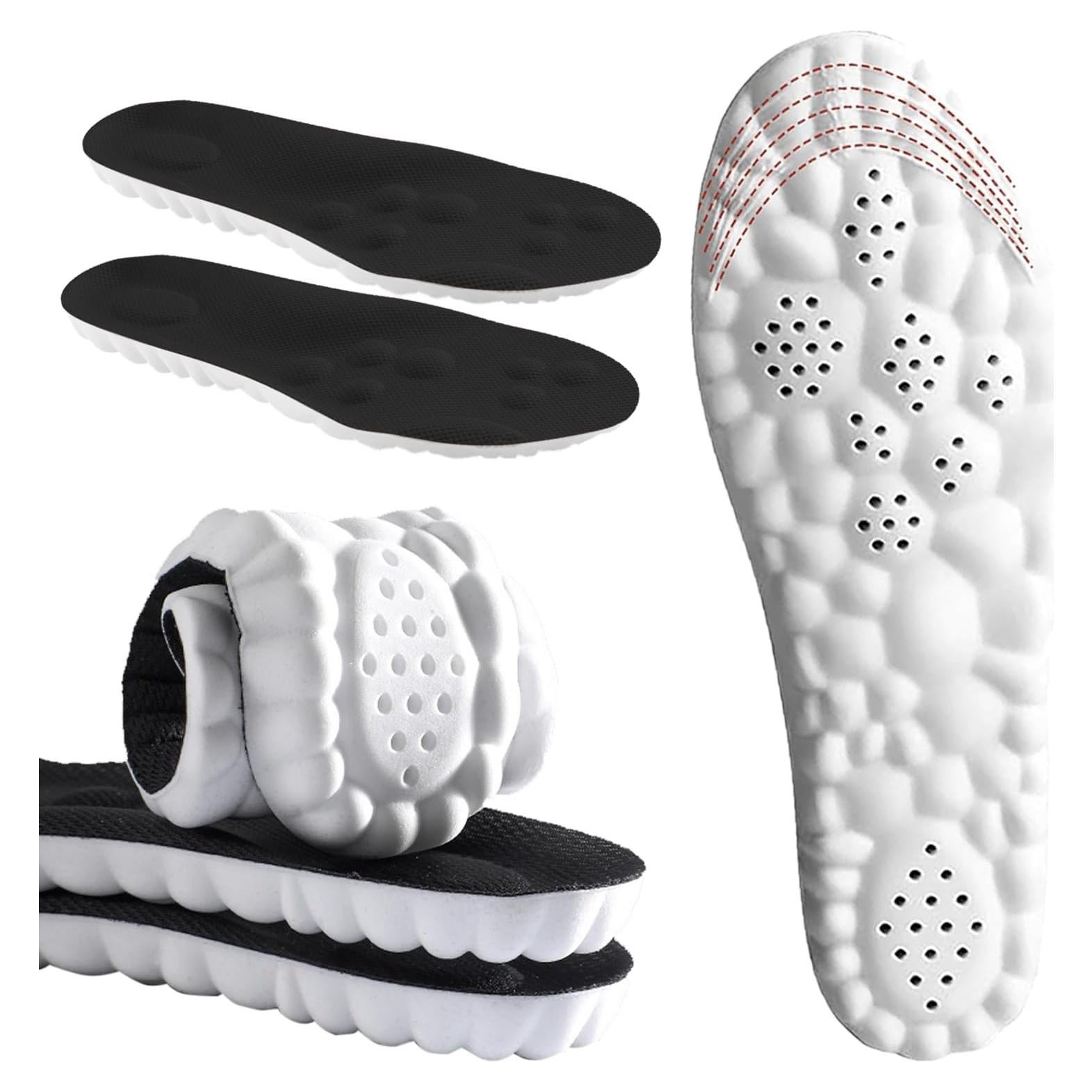 Plantillas 4D Cloud DWTWLE para Mujeres 35-39, Espuma Viscoelástica