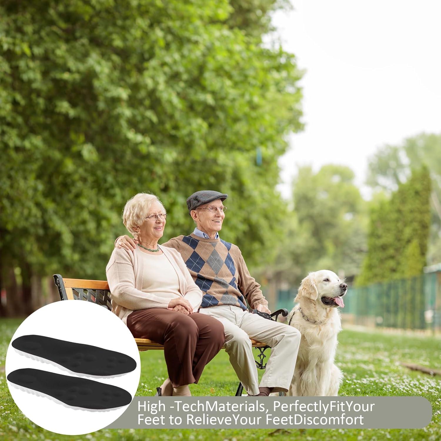 Plantillas 4D Cloud DWTWLE para Mujeres 35-39, Espuma Viscoelástica