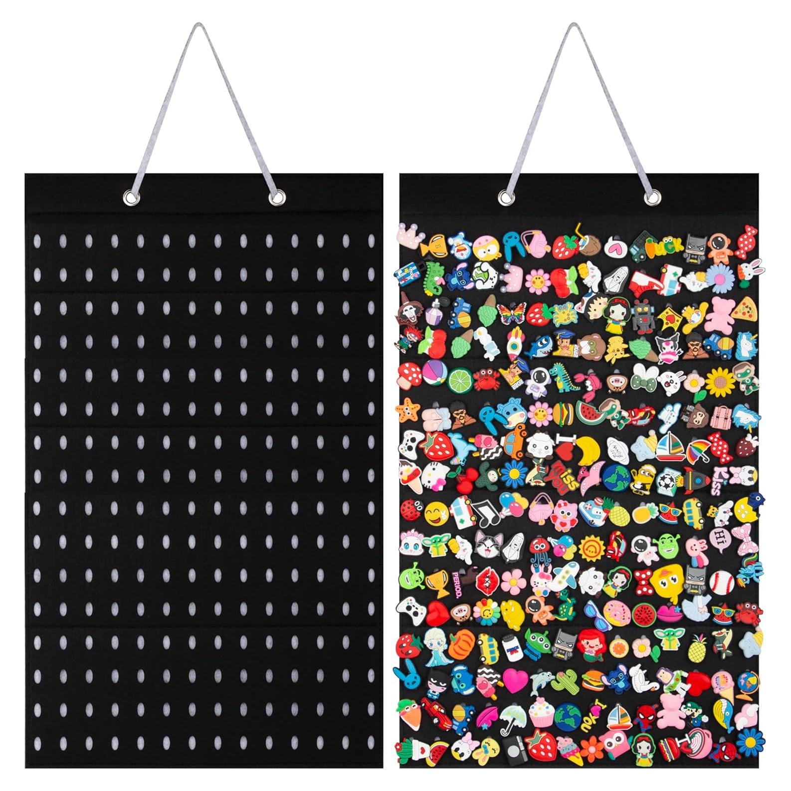 Organizador de Charms para Zapatos PACMAXI 224 Agujeros Negro