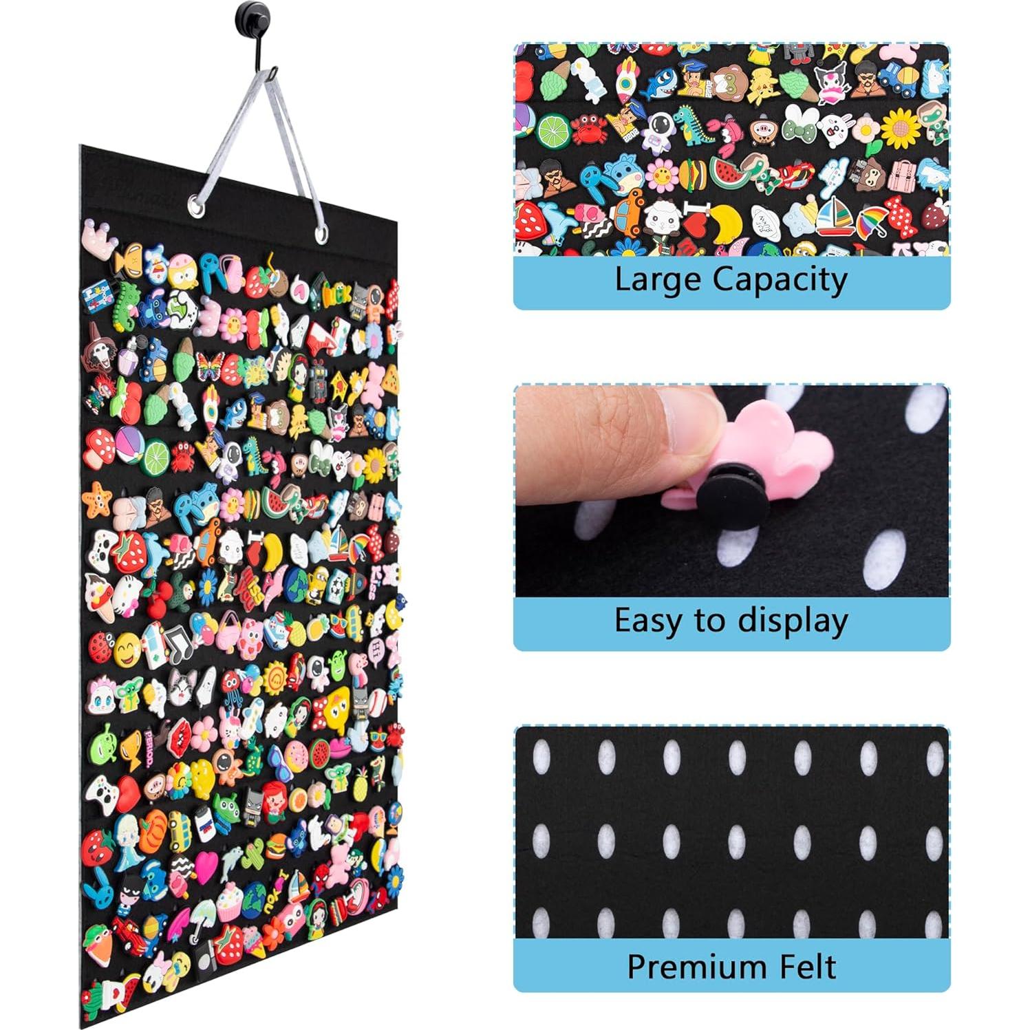 Organizador de Charms para Zapatos PACMAXI 224 Agujeros Negro