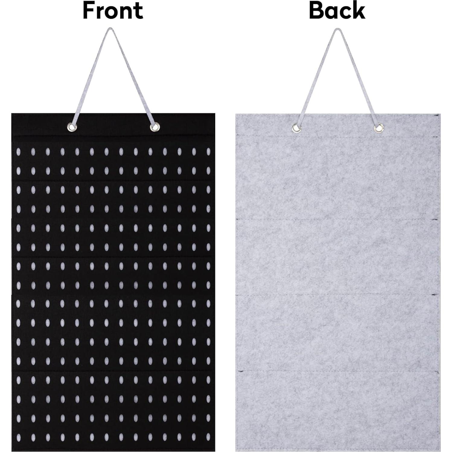 Organizador de Charms para Zapatos PACMAXI 224 Agujeros Negro