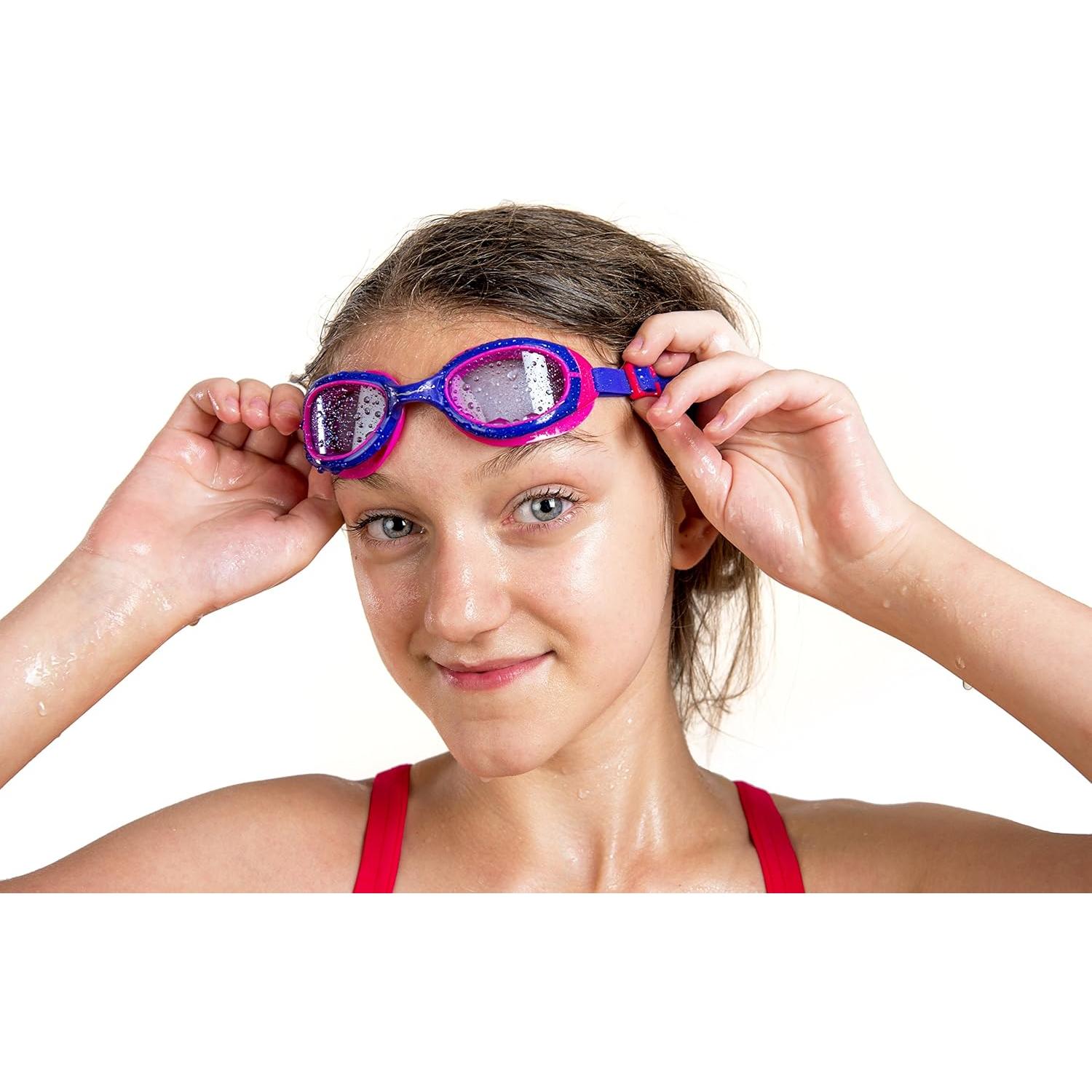 Gafas de natación AqtivAqua JR para niños - Antivaho UV400