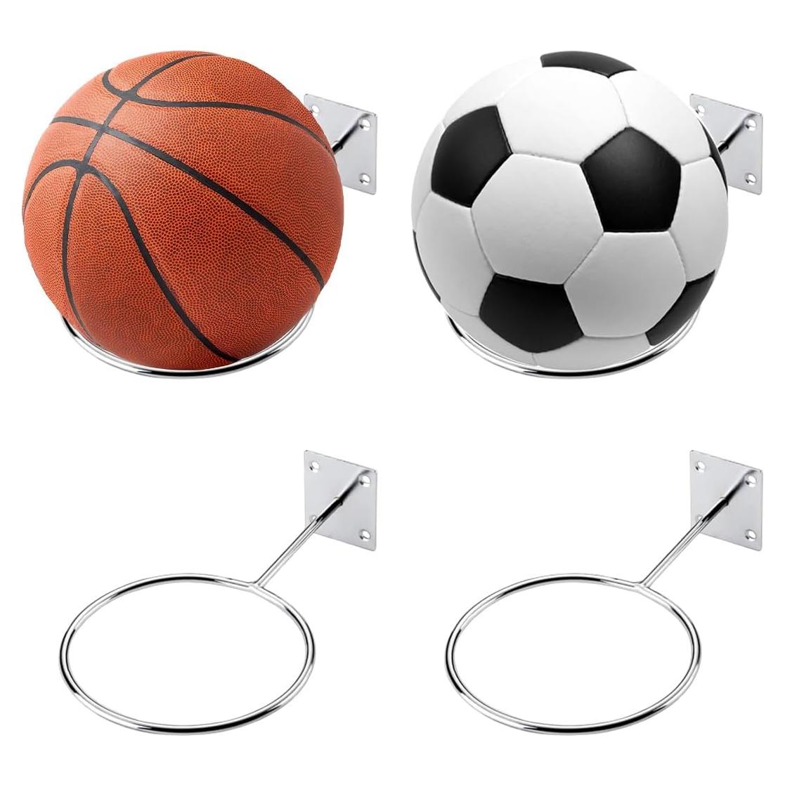 Soporte de Pared para Pelotas Vankcp - Acero Inoxidable 4 Pcs